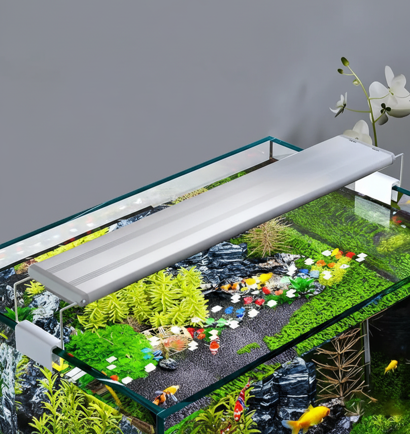 TUNFAN USB Clip-On Aquarium Light | Dimmable LED with Timer for Fish Tanks & Plant Growth