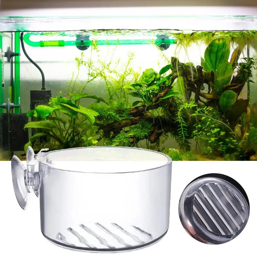 Aquarium filter with suction cup and additional filter component on a white background