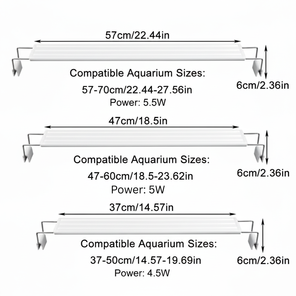 TUNFAN USB Clip-On Aquarium Light | Dimmable LED with Timer for Fish Tanks & Plant Growth
